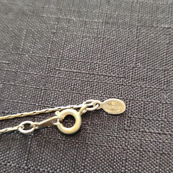 Givenchy Gold Necklace w/ "G" Pendant - Picture 7 of 8